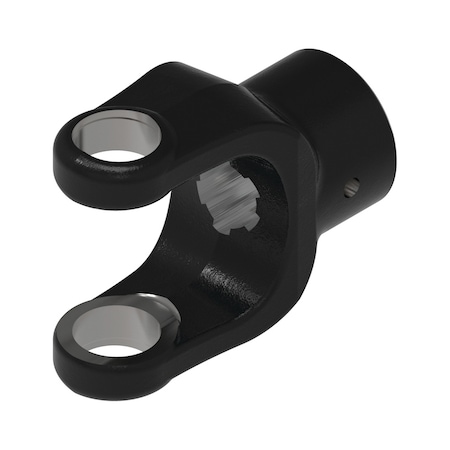 A & I Products Spline Bore Implement Yoke (w/ Pin Hole) 6" x4" x3" A-801-4406